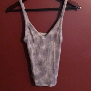 Small purple and white tank top